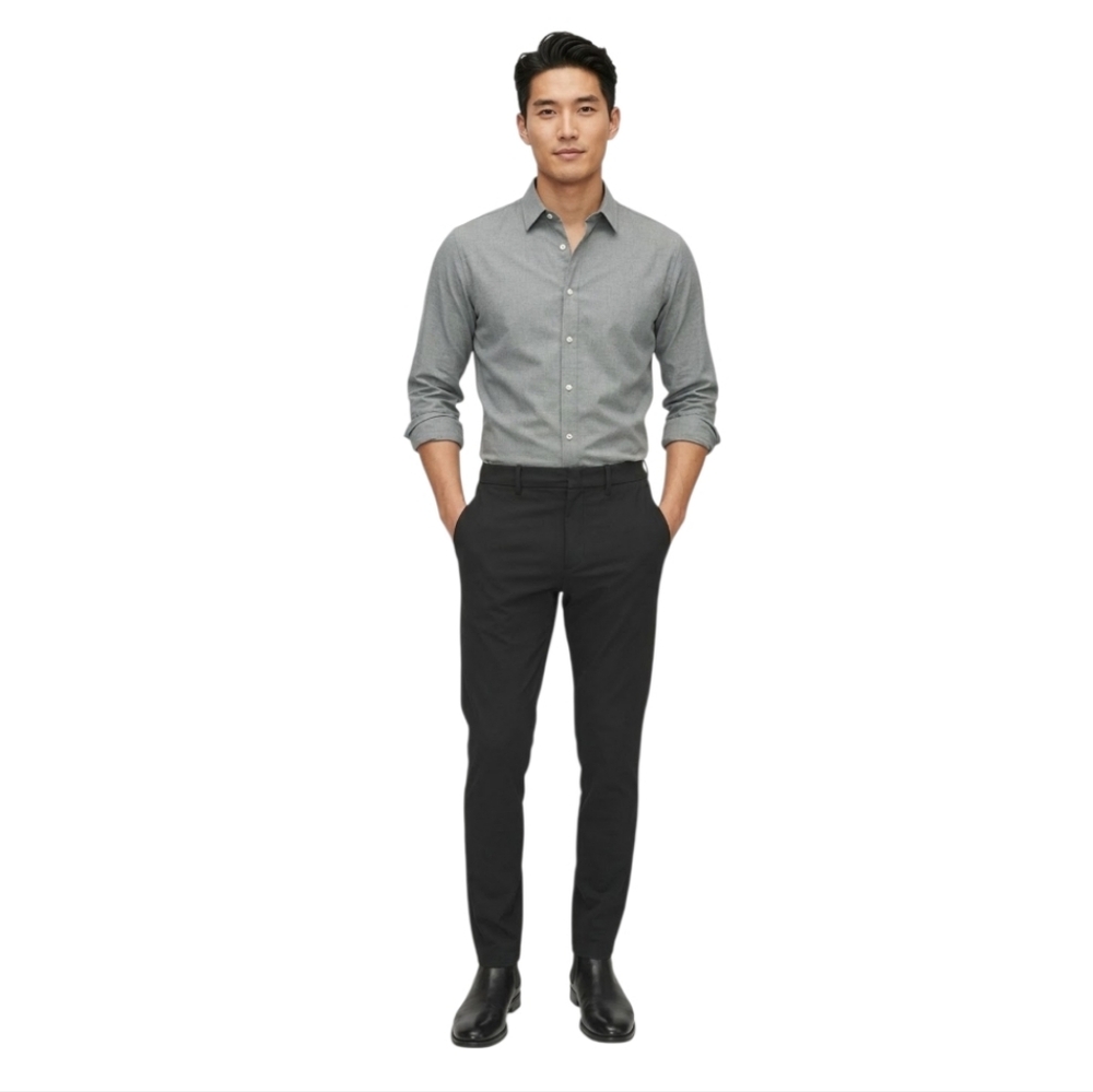 Kit and Ace En Route Slim‎ Pants in Dark Gray Size 32